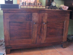 rustic-buffet-with-wrought-iron