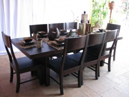 Platform Dining Table and chairs